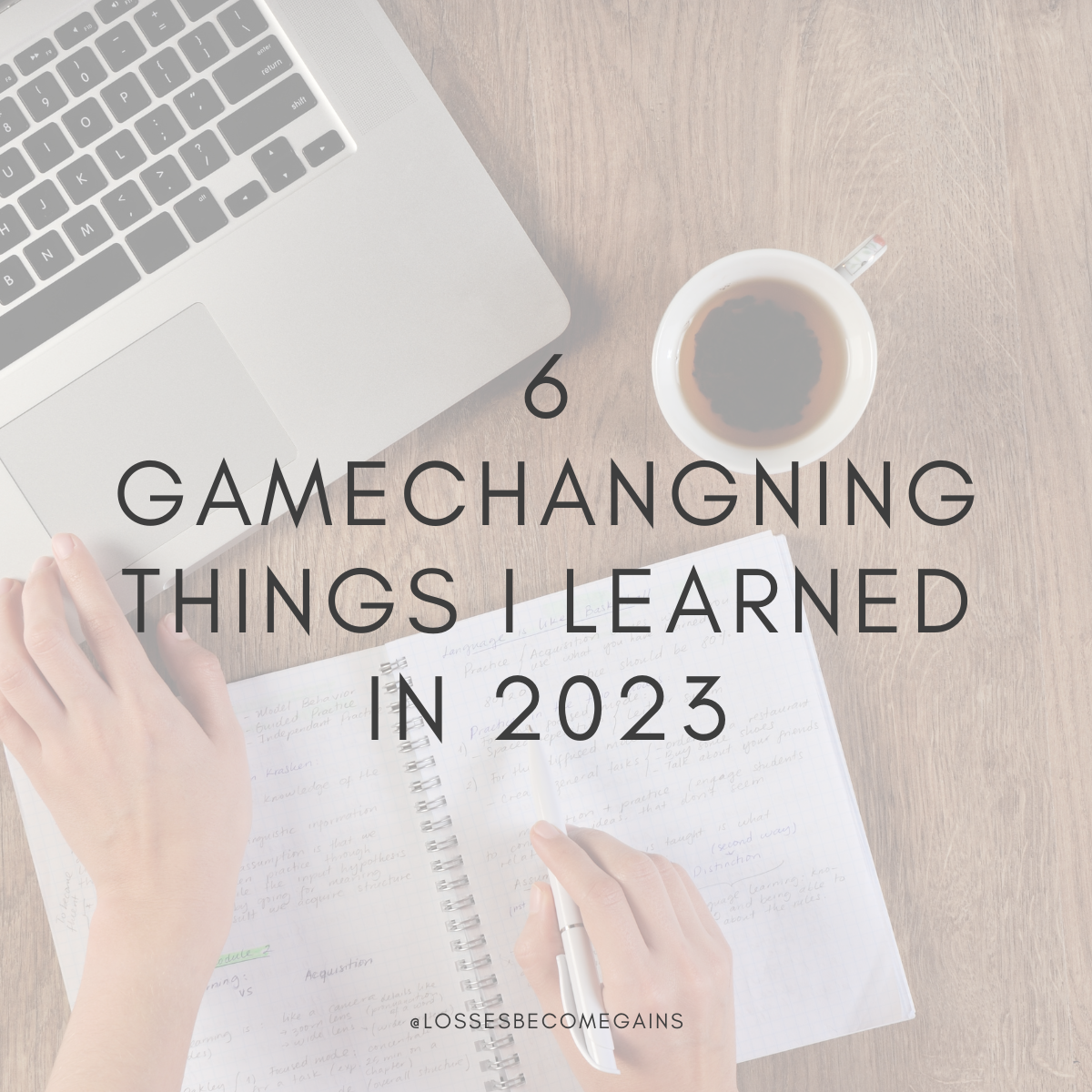 6 Gamechangning Things I Learned in 2023 by Losses Become Gains